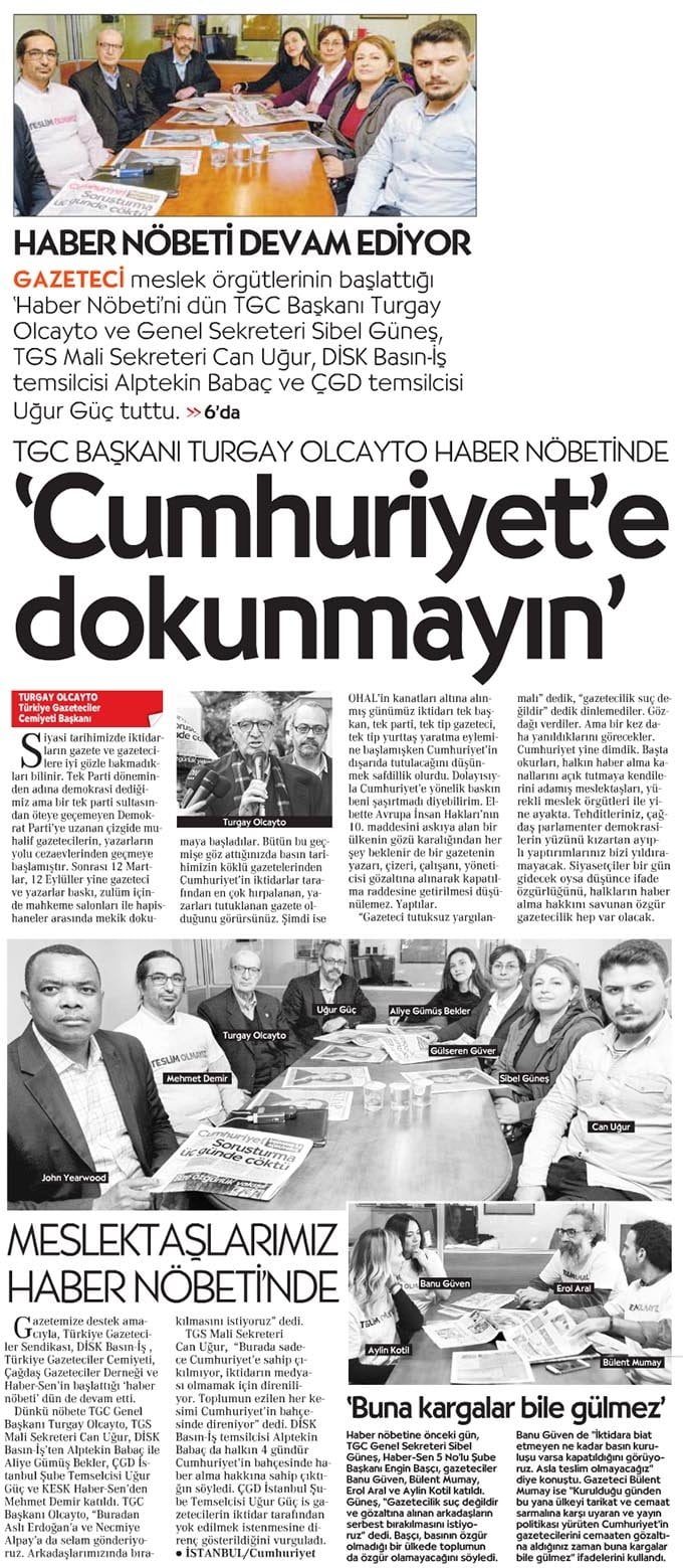 ‘Cumhuriyet’e dokunmayın’