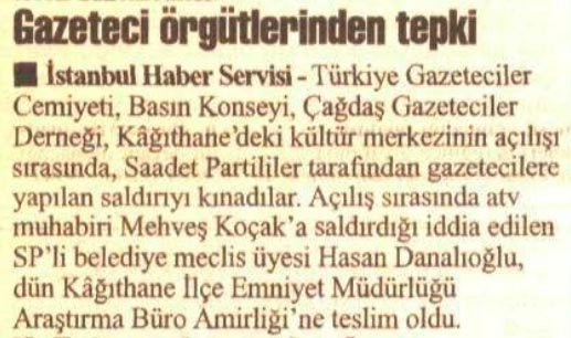 Gazeteci örgütlerinden tepki