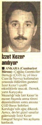 İzzet Kezer anılıyor
