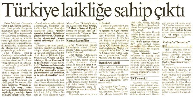 Türkiye laikliğe sahip çıktı