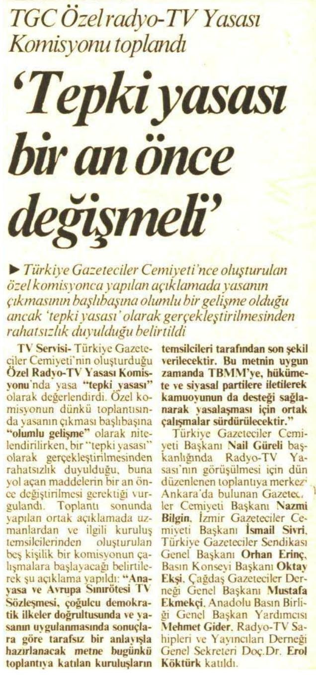 ‘Tepki yasası bir an önce değişmeli’