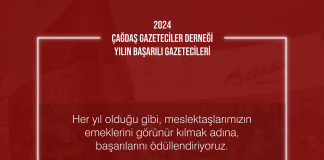 ÇGD “Yılın Başarılı Gazetecileri Ödülleri-2024” için başvurular başladı